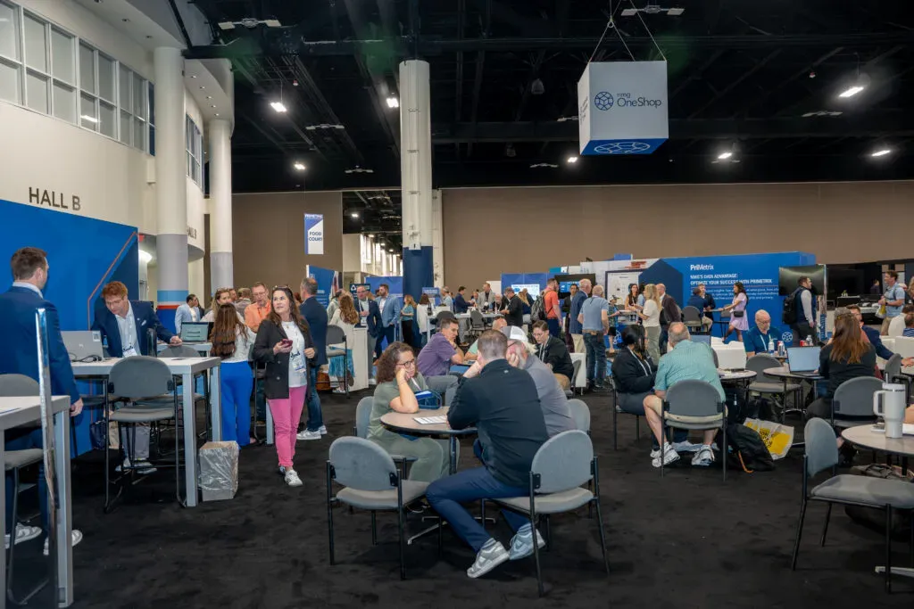 Large booth at an expo